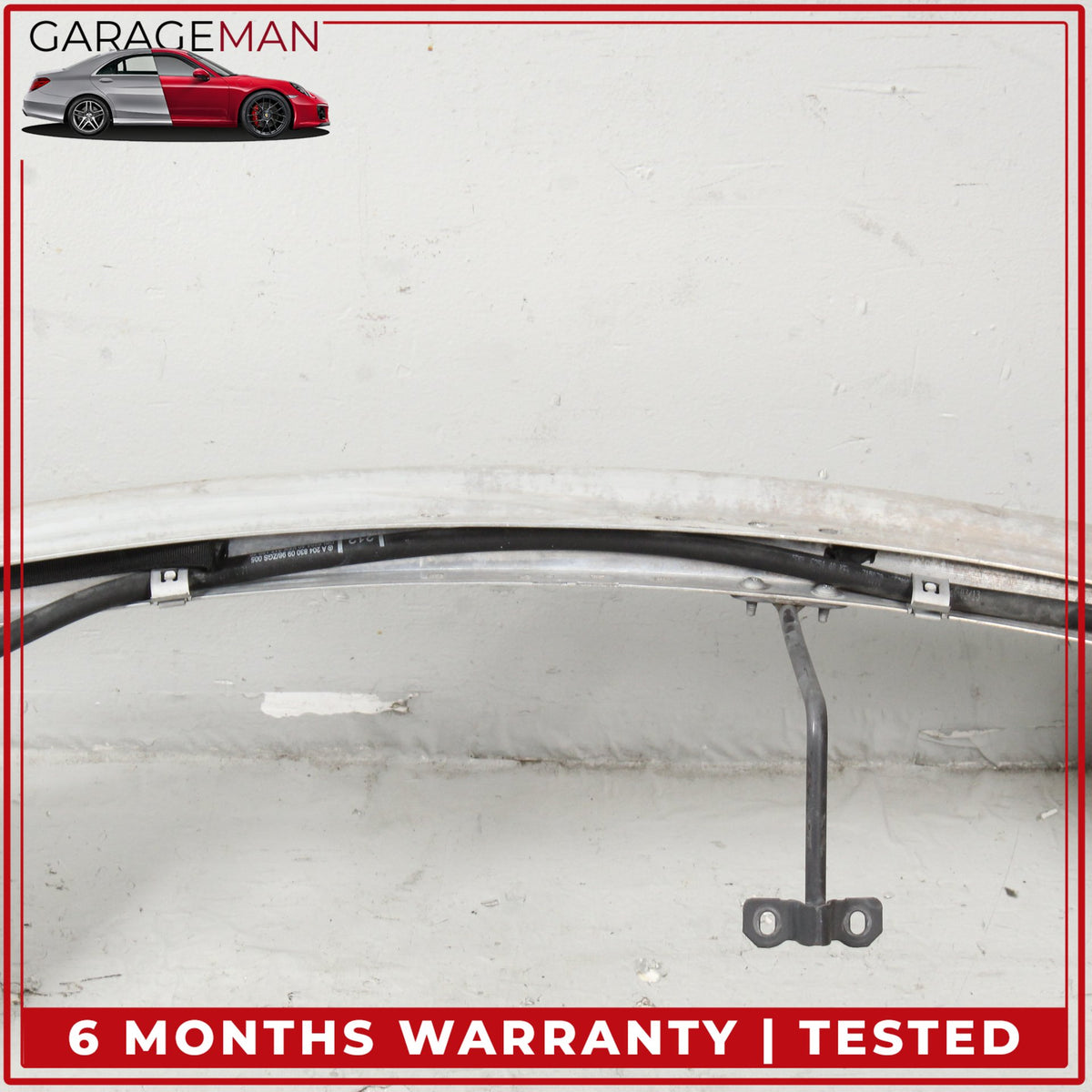 2008-2014 Mercedes W204 C250 Front Bumper Reinforcement Bar w/ Brackets OEM