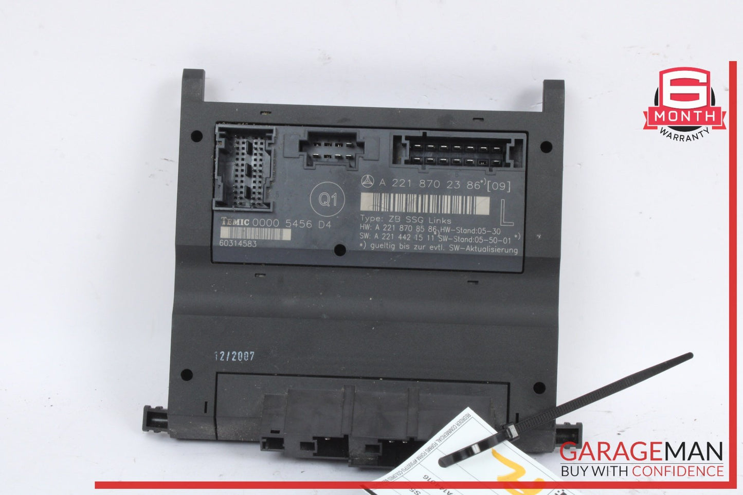 2007-2013 Mercedes S550 W221 Front Left Seat Control Module 2218702386 OEM