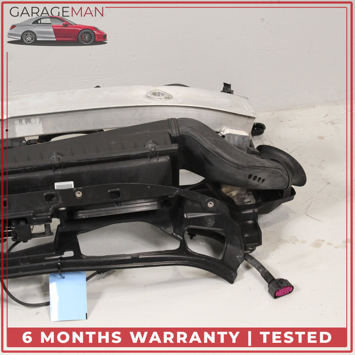 2010-2016 Porsche Panamera 970 Front Radiator Support w/ Air Filter Housing OEM