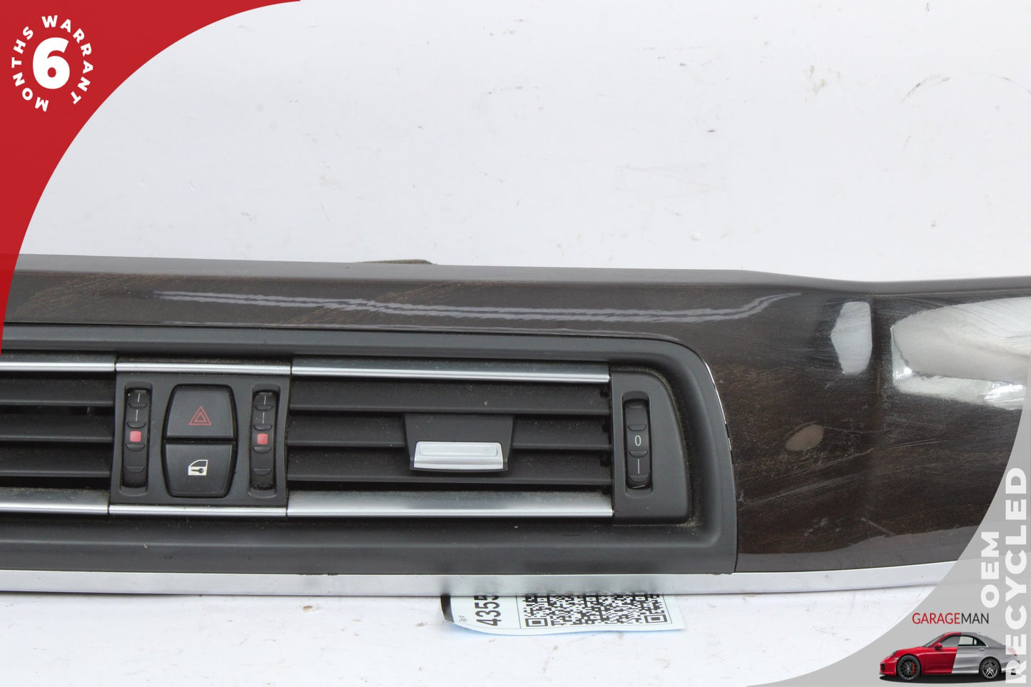 2011-2016 BMW 550i F10 Center Dash Air AC A/C Heater Vent w/ Trim 9166891