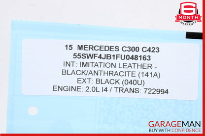 2015-2018 Mercedes-Benz C300 Front Sam Signal Acquisition Module 2059006818 OEM