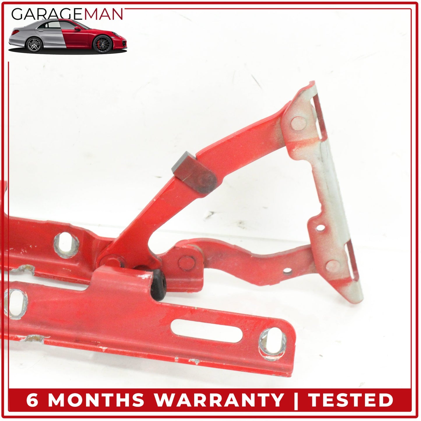 1999-2005 Porsche 911 996 Rear Left and Right Side Trunk Lid Hinge Set Red OEM
