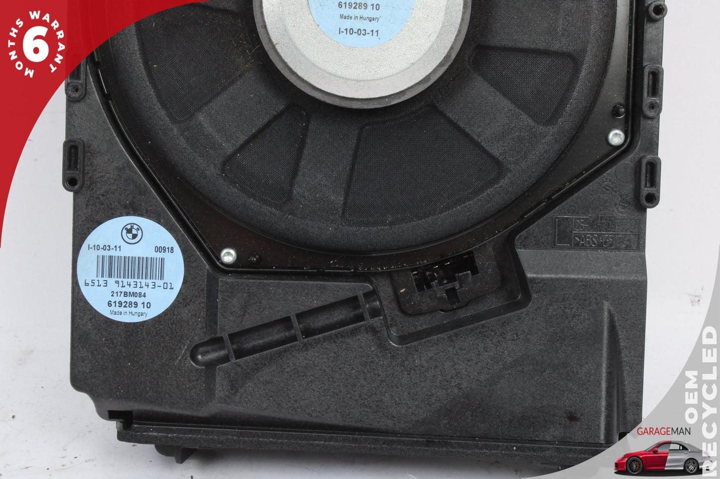 2011-2013 BMW 335is Front Left and Right Side Subwoofer Speaker Set 9143144 OEM