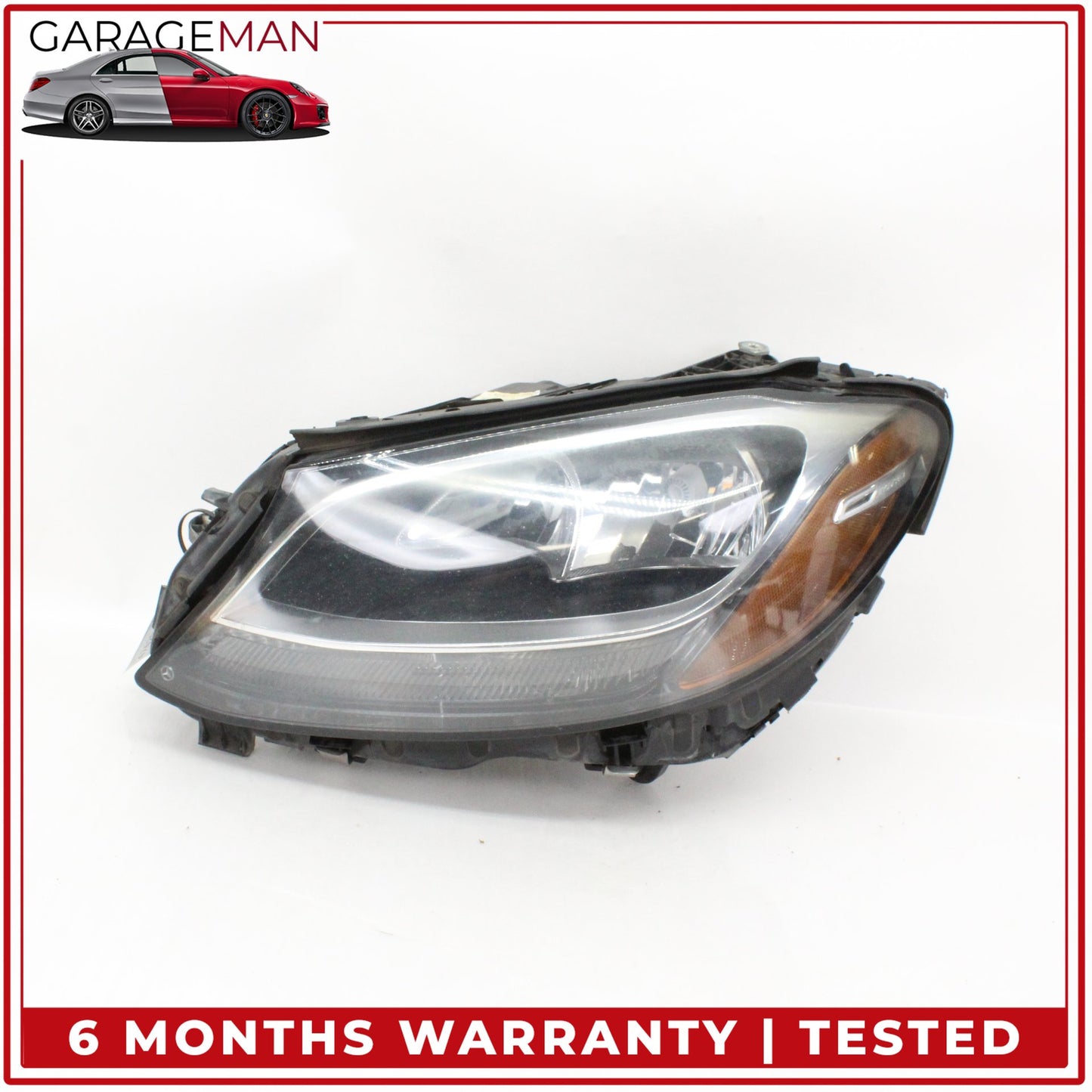 2015-2018 Mercedes W205 C300 Front Left Halogen Head Light Lamp 2059066902 OEM