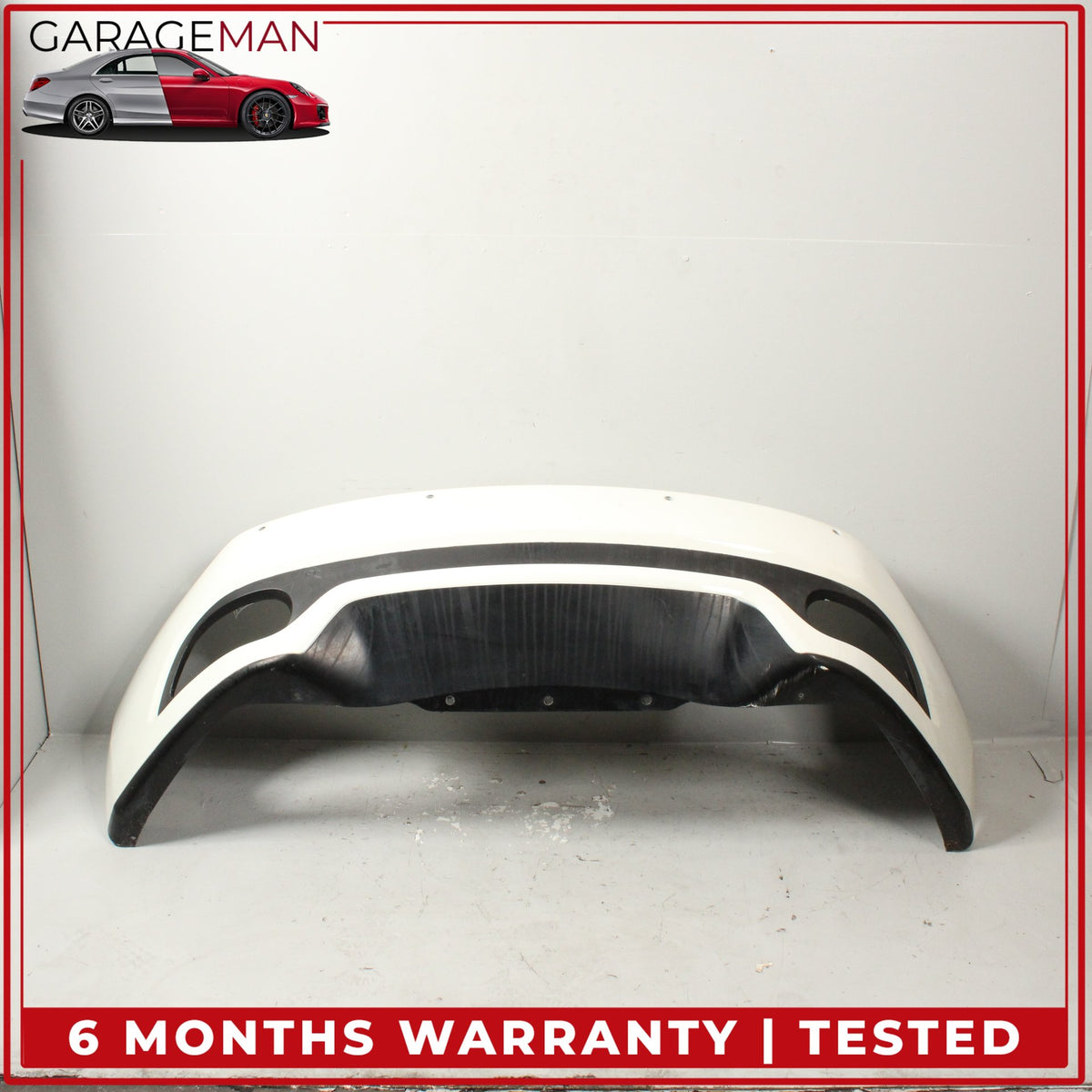2008-2019 Maserati GranTurismo M145 GranCabrio Rear Bumper Cover White OEM