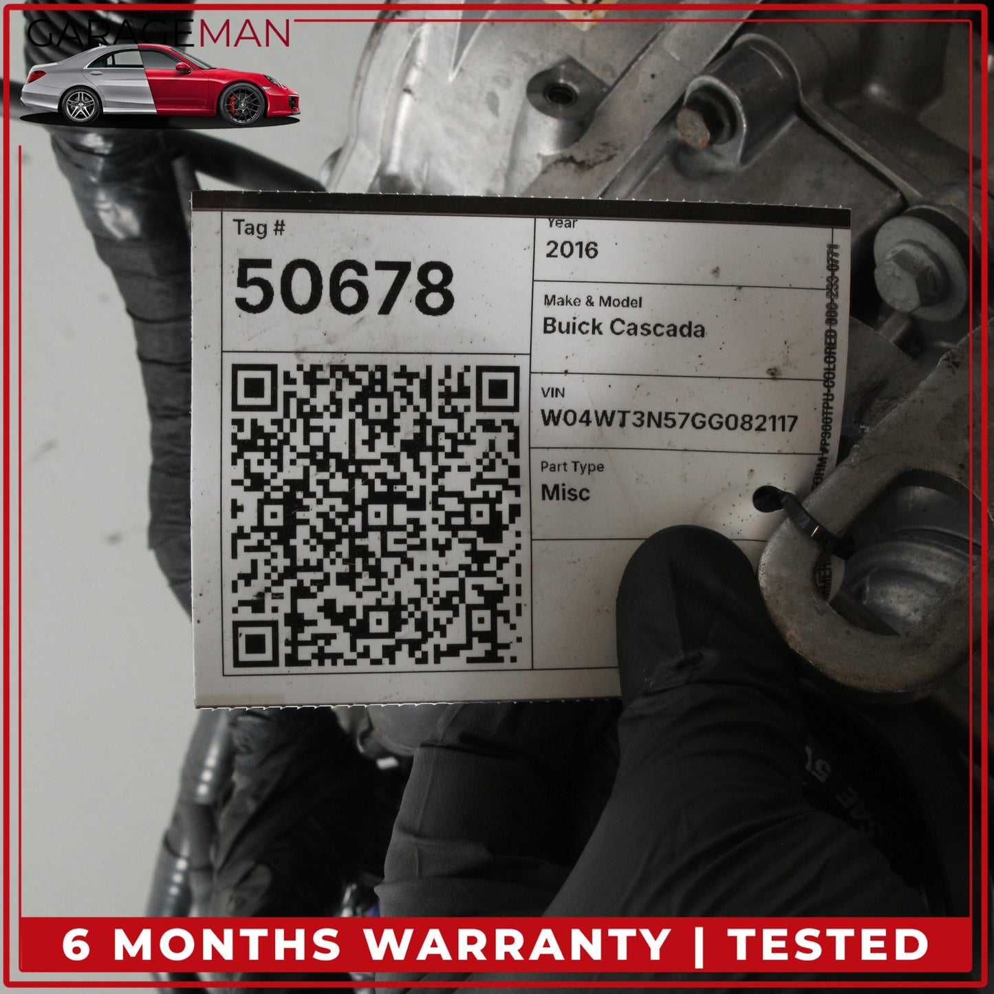 2016-2019 Buick Cascada 1.6L Engine Motor Assembly OEM 163k