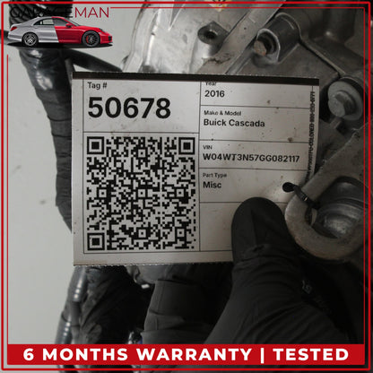 2016-2019 Buick Cascada 1.6L Engine Motor Assembly OEM 163k