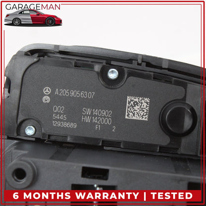 2015-2020 Mercedes W205 C300 Center Console Multi Function Control Switch OEM