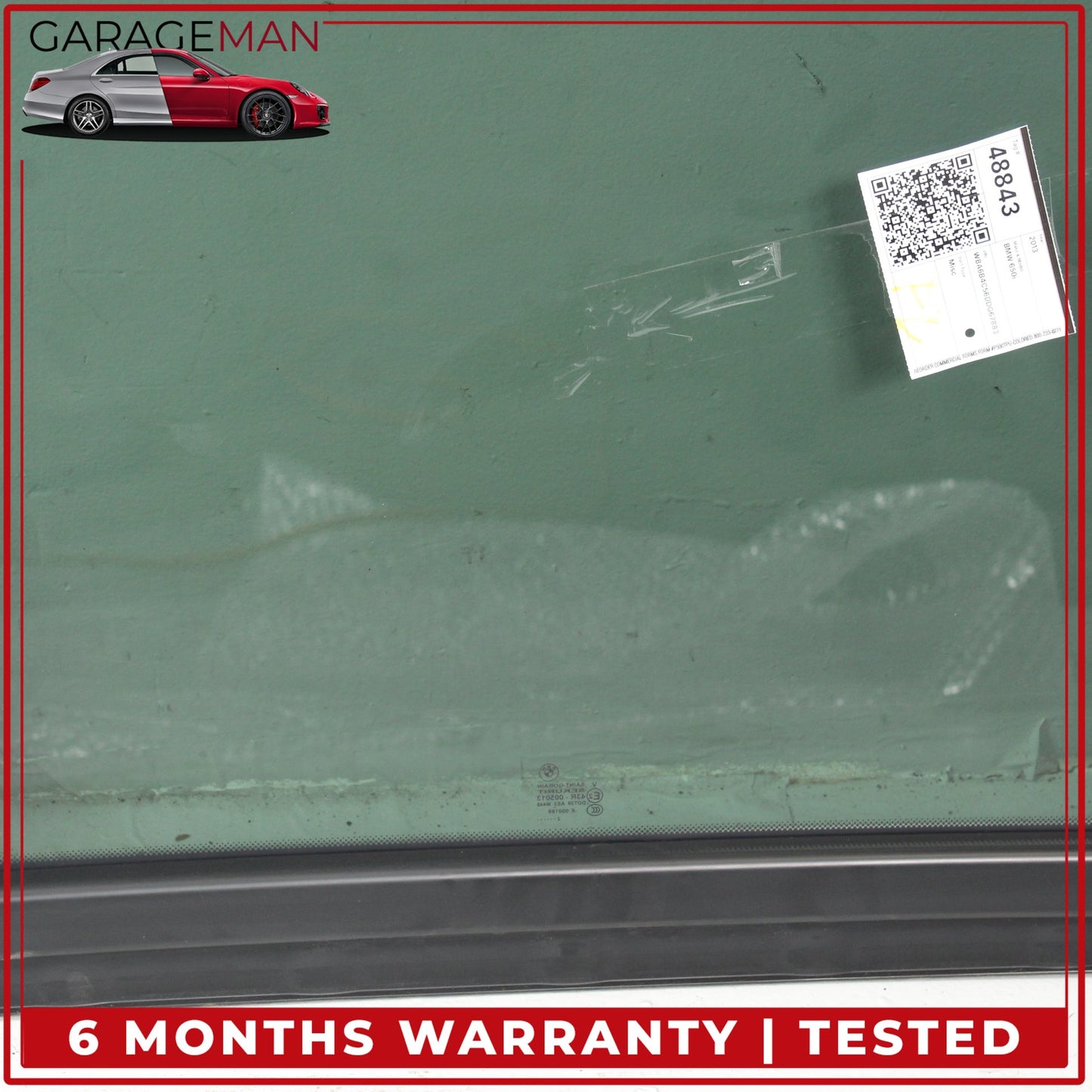 2013-2019 BMW 650i F06 Sedan Panoramic Sunroof Glass 7274163 OEM