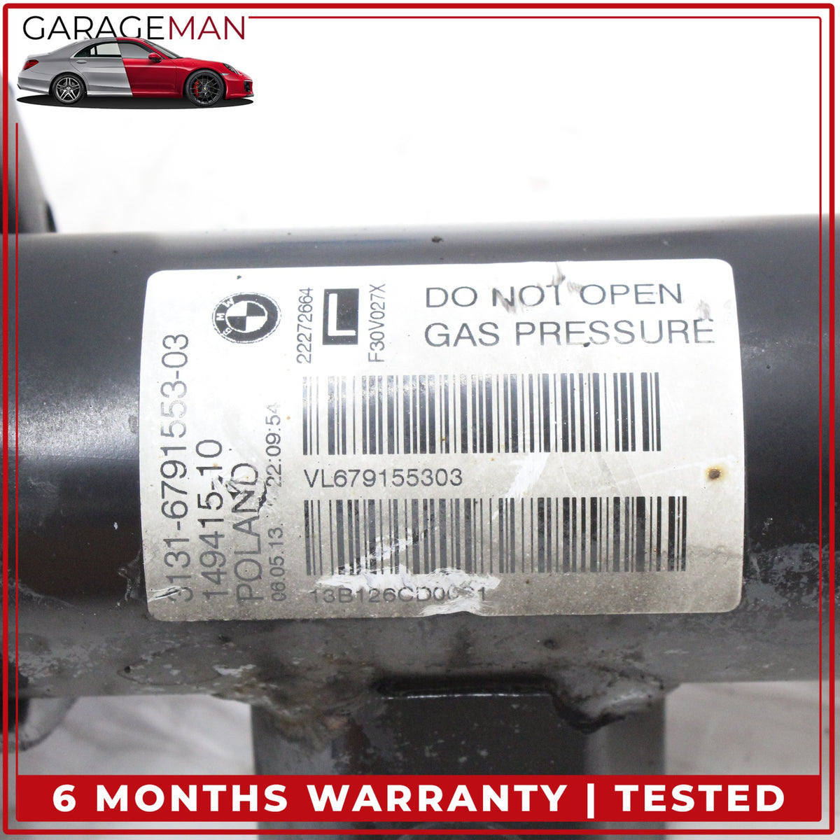 2012-2018 BMW 320i AWD Front Left Driver Side Shock Strut Absorber 6791553 OEM