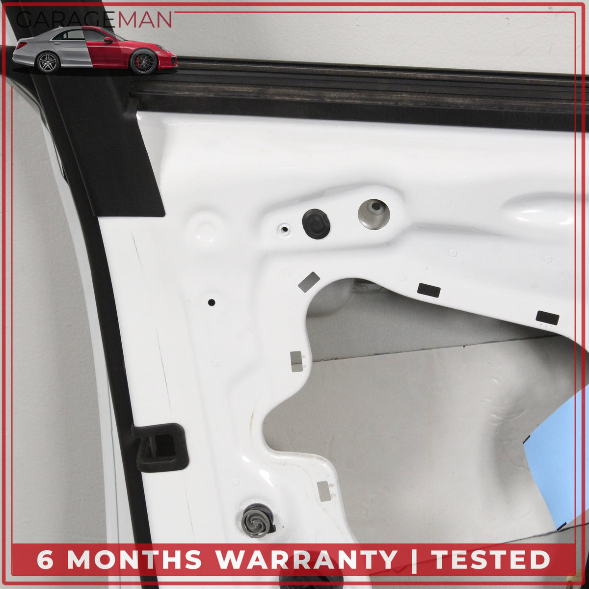 2011-2018 Audi A8 S8 Front Left Side Door Shell Glacier White Metallic OEM