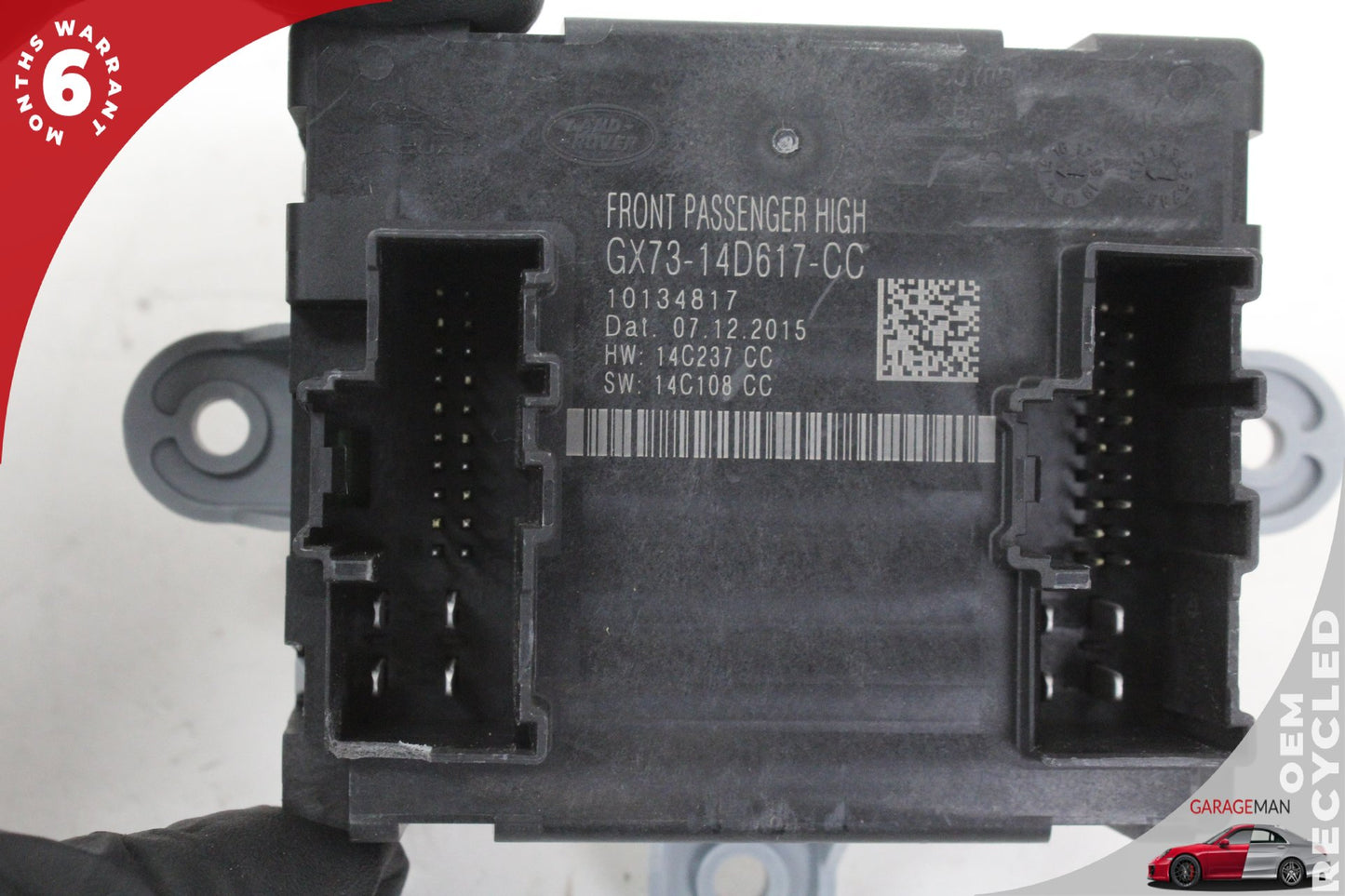 2016-2020 Jaguar XF X260 Front Right Side Door Control Module GX7314D617CC OEM
