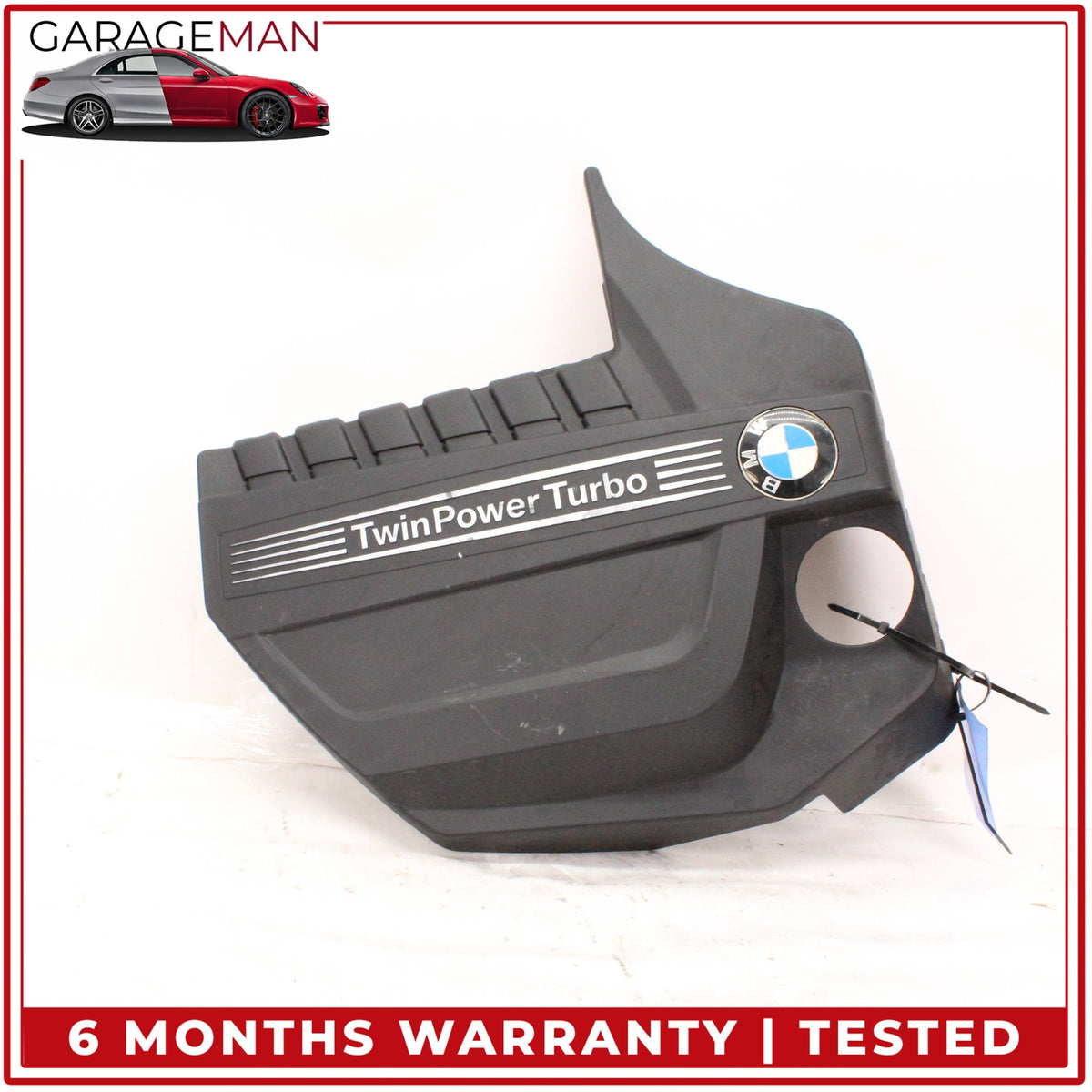 2012-2019 BMW 740i F01 3.0L N55 Engine Motor Trim Cover Panel 7607447 OEM