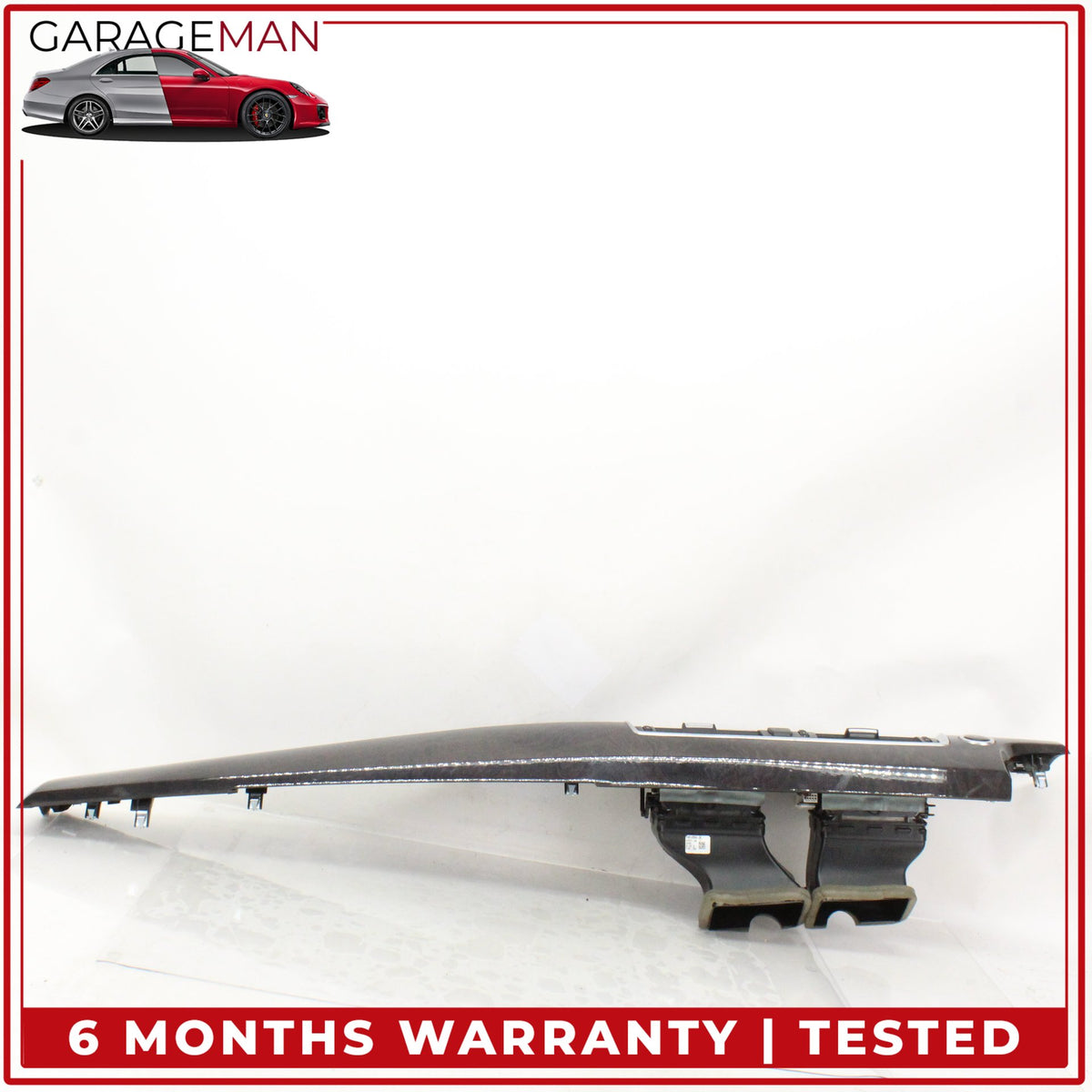 2010-2013 BMW 550i GT Front Dash Center AC Air Vent Grille Panel w/ Trim 9195654 OEM