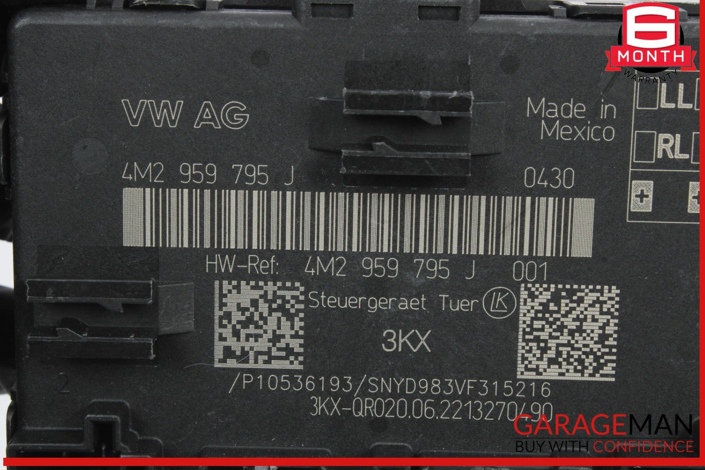 2018-2025 Audi Q5 Right Rear Door Control Module 4M2959795J OEM