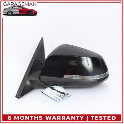 2014-2020 BMW 428i F36 Front Left Driver Side Door Rear View Mirror Black OEM