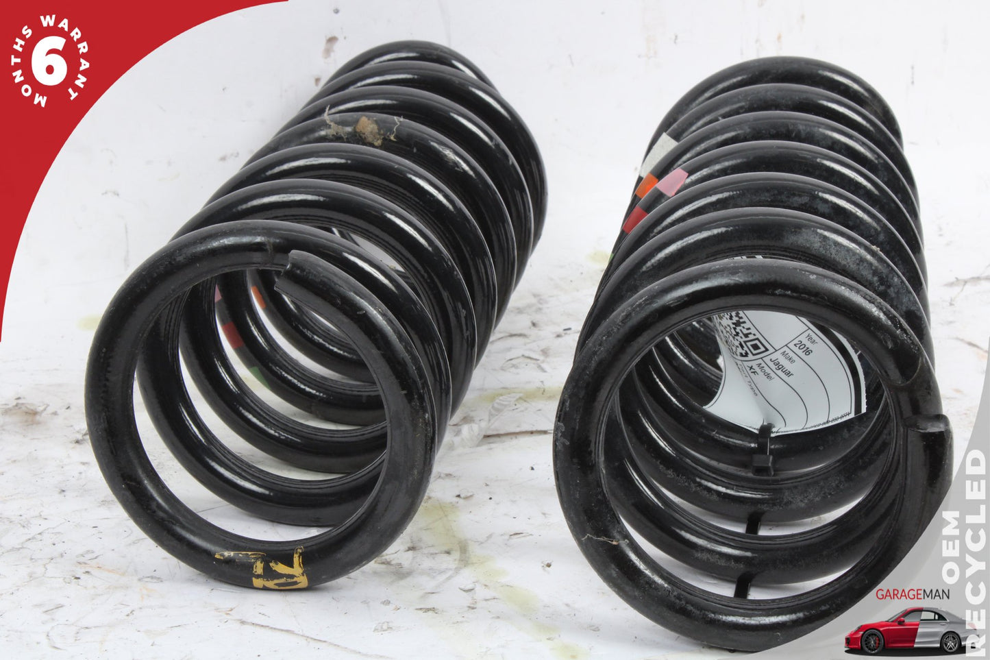 2016-2020 Jaguar XF X260 Rear Left and Right Side Coil Spring Set GX635534DC OEM