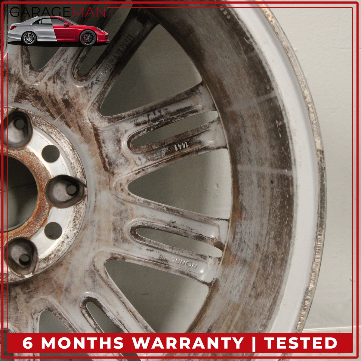 2007-2009 Mercedes W211 E350 E550 Rear Wheel Rim 9JX18H2 ET39 2114015402 OEM