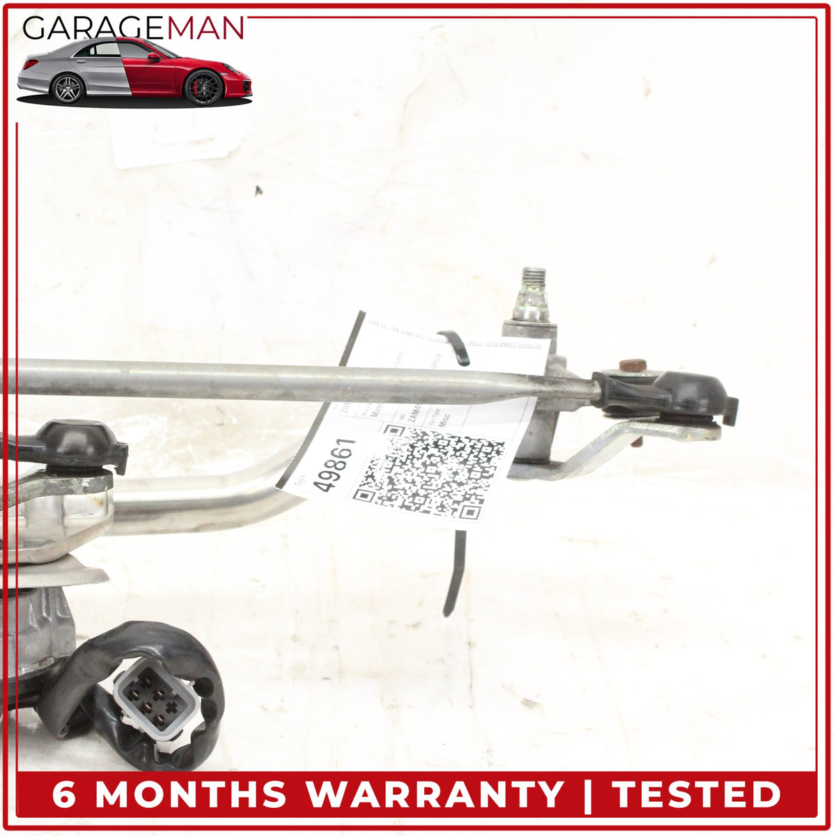 2008-2019 Maserati GranTurismo M145 Front Windshield Wiper Motor Linkage Arm OEM