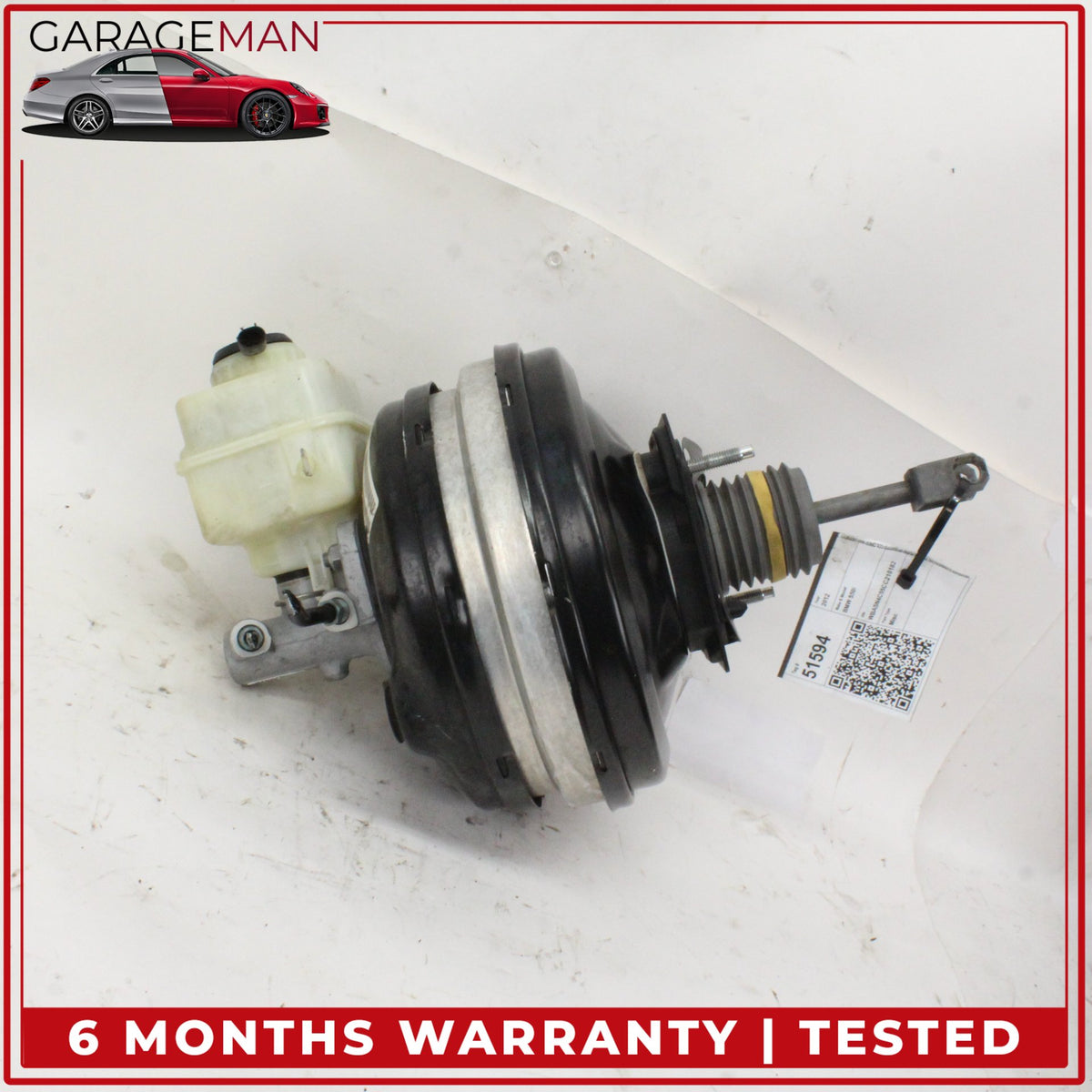 2009-2019 BMW 550i GT F07 Power Brake Booster Master Cylinder w/ Reservoir OEM