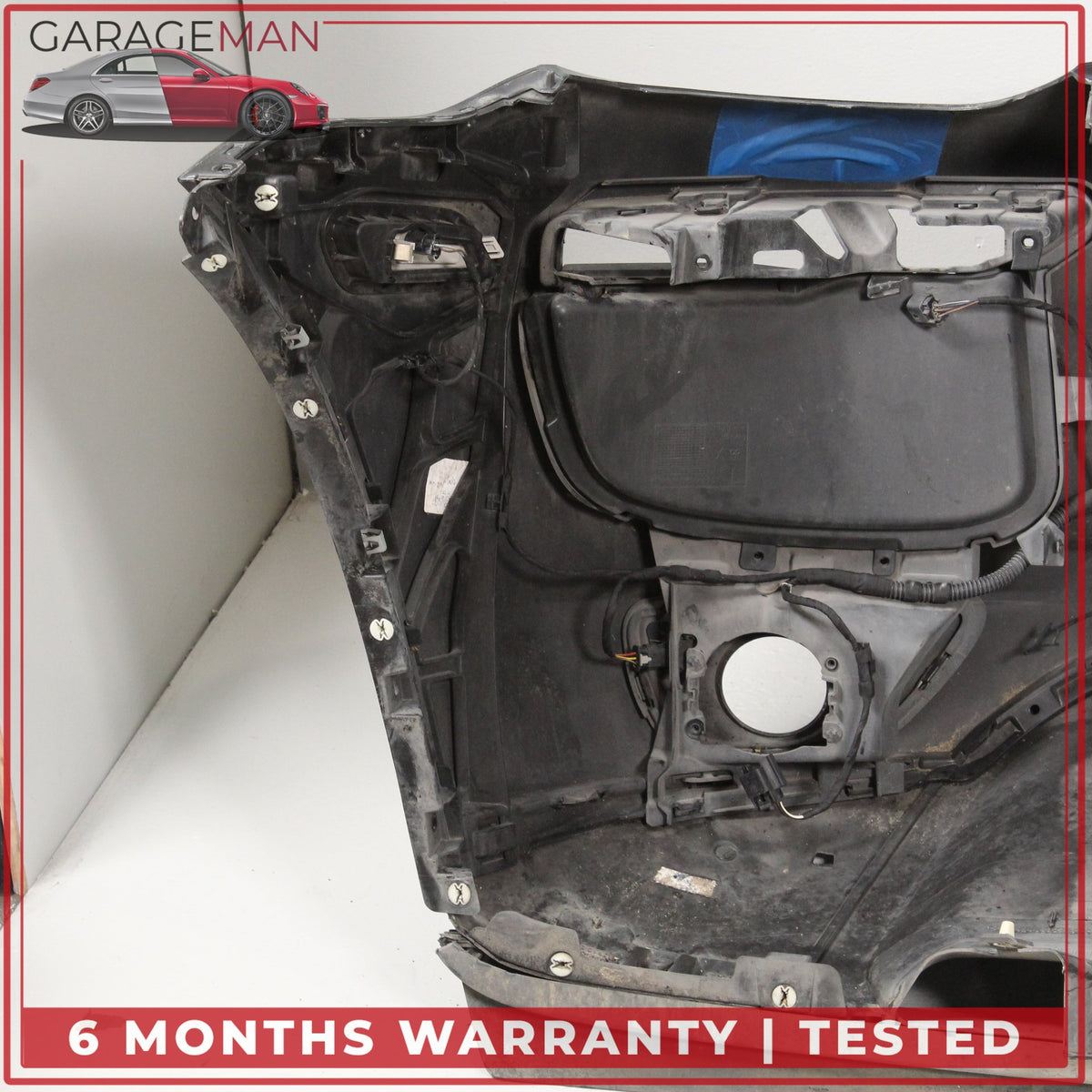 2015-2018 Porsche Cayenne 958 Front Bumper Cover Assembly Black OEM