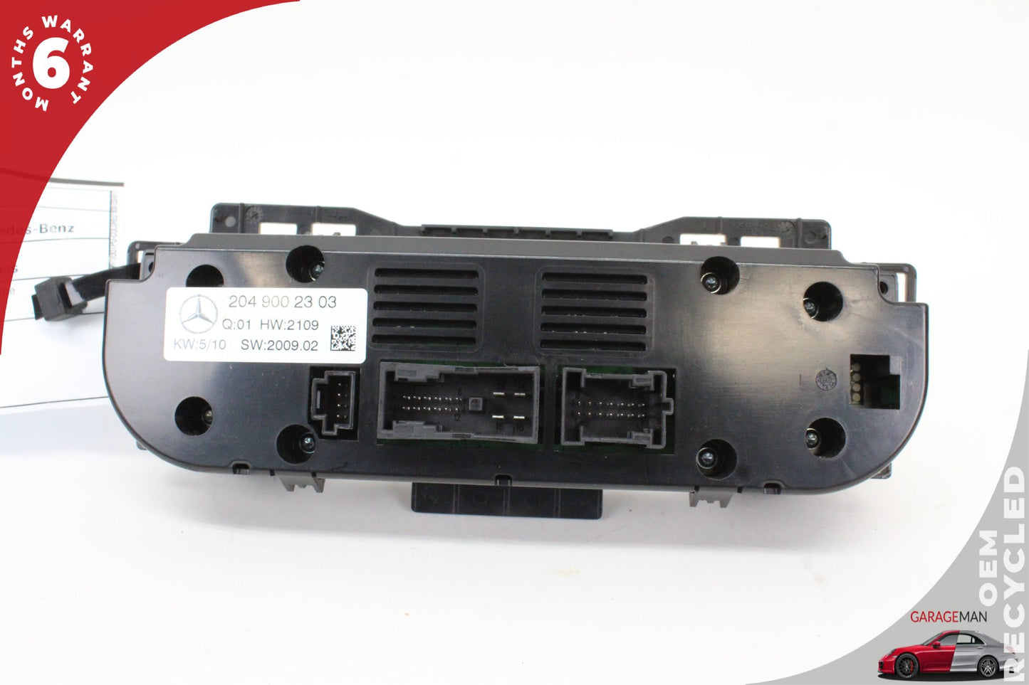 2008-2011 Mercedes W204 C300 AC Temperature Climate Control Switch Panel OEM
