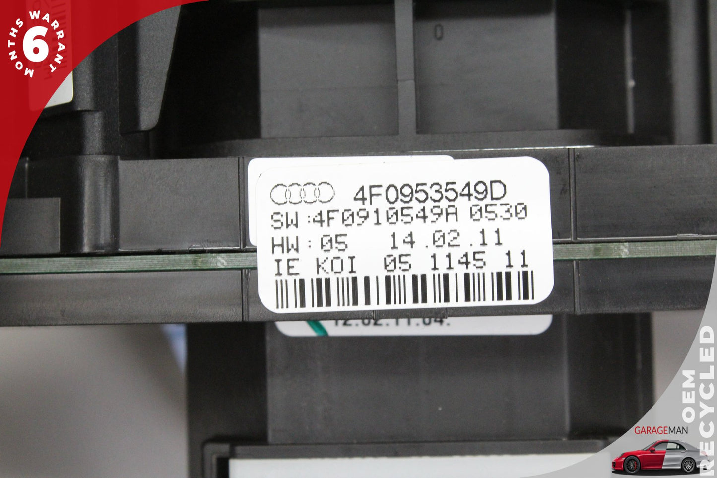 2007-2015 Audi Q7 Front Left Steering Column Combination Switch 4F0953549D OEM