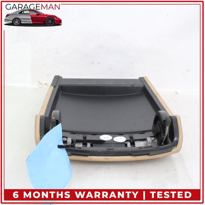 2010-2016 Porsche Panamera 970 Front Center Console Armrest Lid Cover Beige OEM