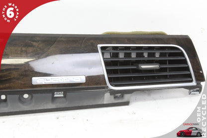 11-18 Audi A8 S8 Instrument Cluster Trim Cover Panel 4H1857212 Genuine
