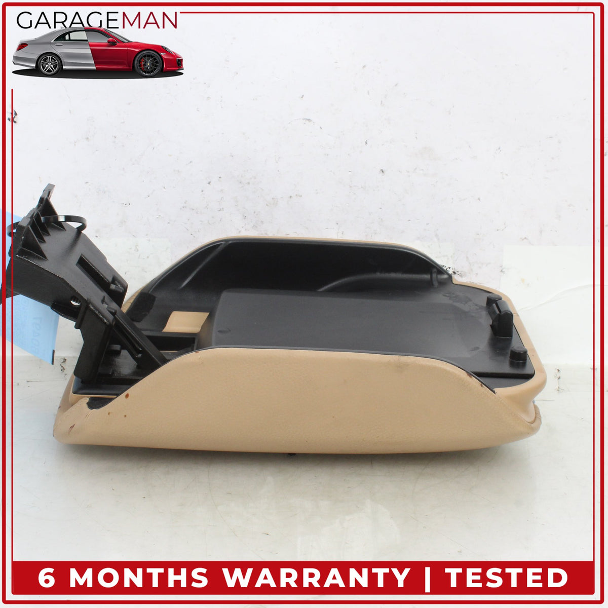 2011-2018 Porsche Cayenne 958 Front Center Console Armrest Lid Cover Beige OEM