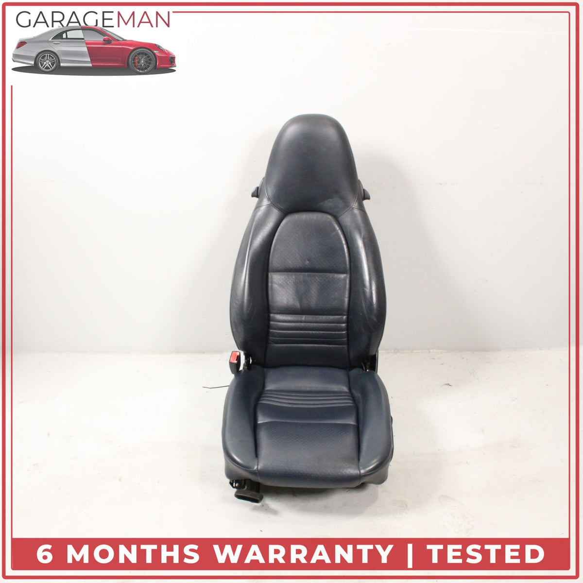 2001-2005 Porsche 911 Carrera 996 Front Left Driver Side Complete Seat Blue OEM