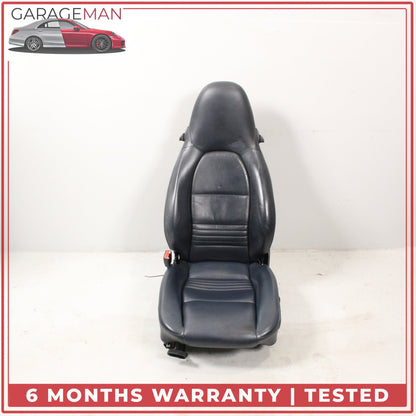 2001-2005 Porsche 911 Carrera 996 Front Left Driver Side Complete Seat Blue OEM