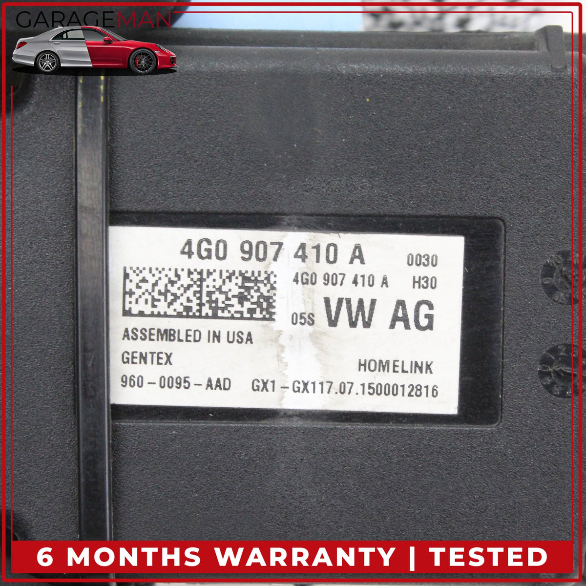 2011-2018 Audi A4 A8 HomeLink Garage Door Opener Control Module 4G0907410A OEM