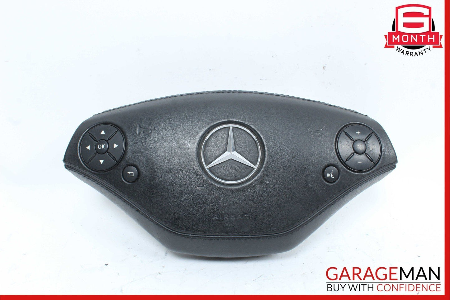 10-14 Mercedes W221 S550 S600 CL550 Steering Wheel Airbag Air Bag Black OEM
