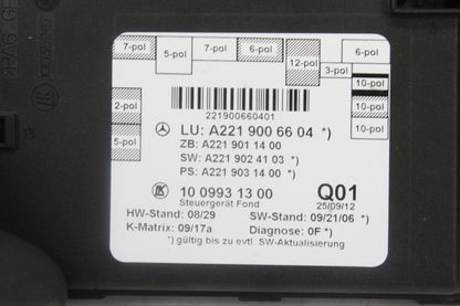 2007-2013 Mercedes S550 W221 Rear Left/Right Door Control Module 2219006604