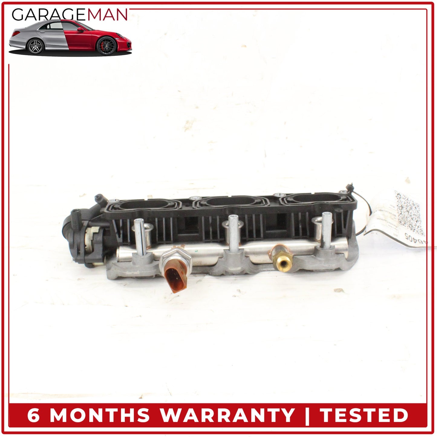 2011-2018 Porsche Cayenne 958 Audi Q7 Left Lower Intake Manifold w/ Bracket OEM