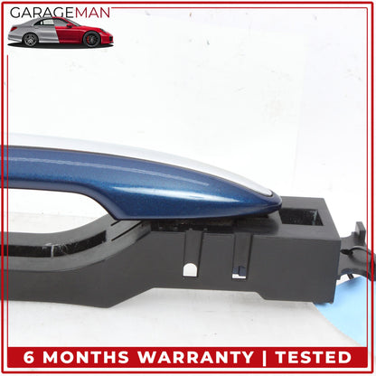 2014-2024 Infiniti Q50 V37 Rear Left Driver Side Exterior Door Handle Blue OEM