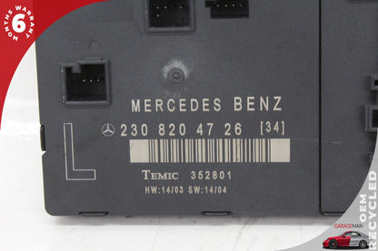 2003-2012 Mercedes R230 SL500 Front Left Door Control Module 2308204726 OEM