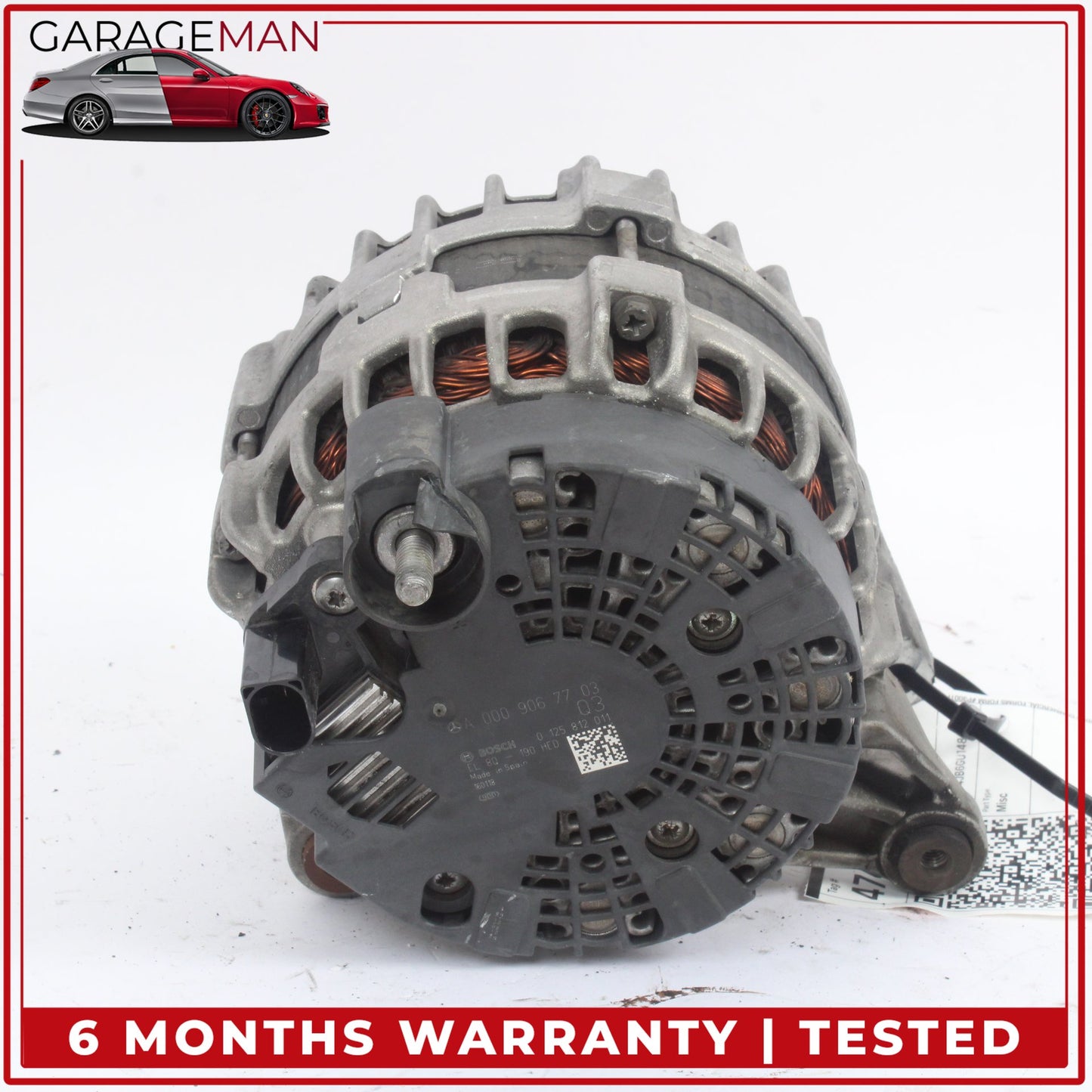2015-2021 Mercedes W205 C300 Alternator Generator Bosch 0009067703 OEM