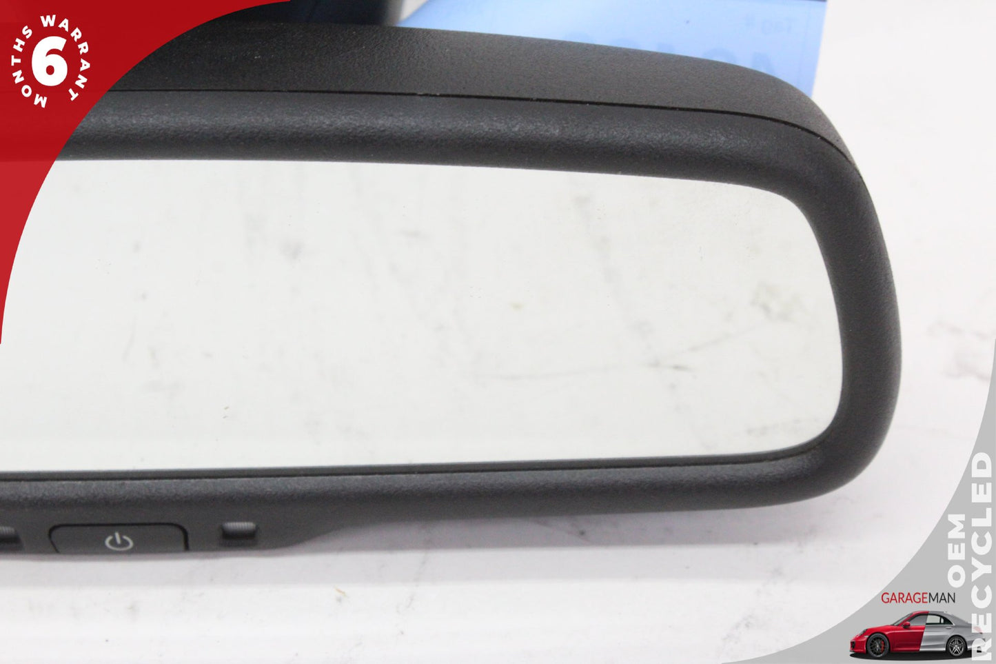 2012-2017 Fiat 500e Top Upper Rear View Mirror Black 34949799 OEM