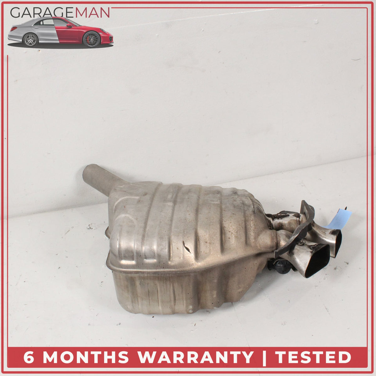 2011-2018 Audi A8 D4 Rear Right Side Exhaust Muffler 4H0253612AK OEM
