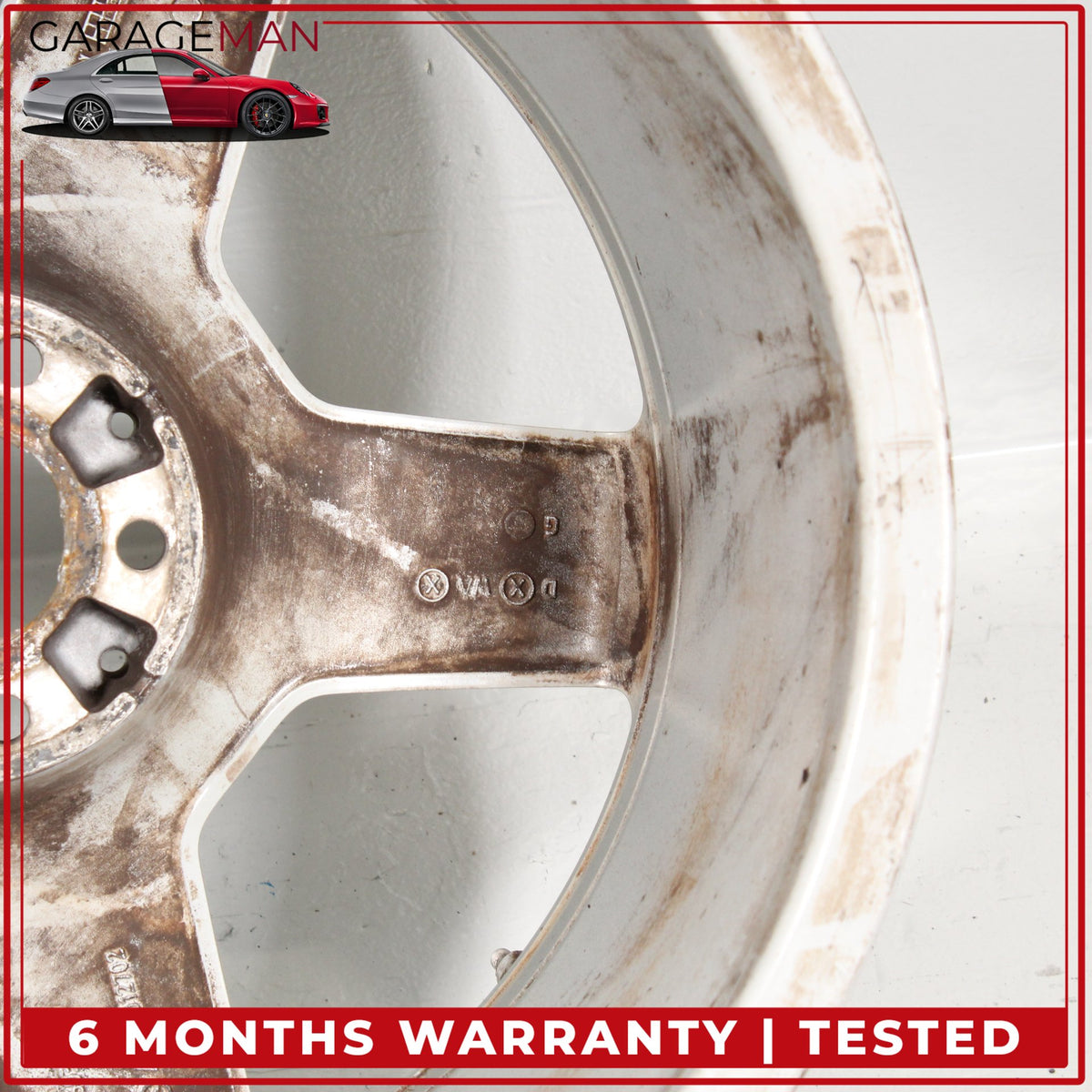 2007-2011 Mercedes W221 S550 Rear 5 Spoke Wheel Rim 9.5X19H2 ET43 2214012702 OEM