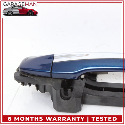 2014-2024 Infiniti Q50 Rear Right Passenger Side Exterior Door Handle Blue OEM