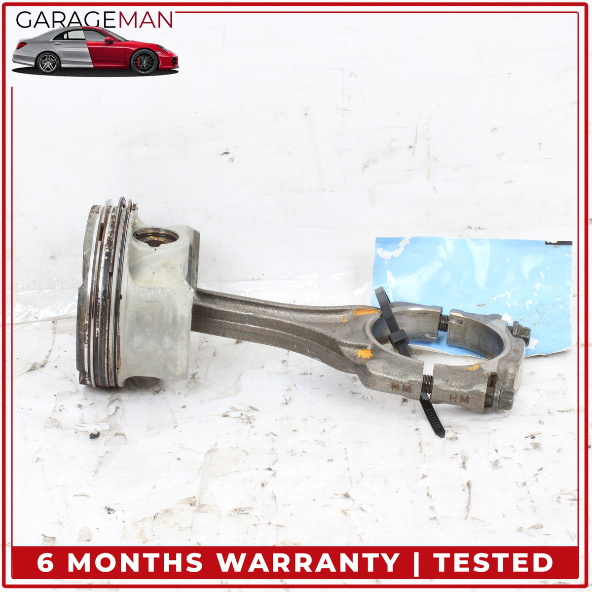 2008-2014 BMW 650i 550i X5 X6 4.4L V8 N63 Engine Motor Piston w/ Rod 7843237 OEM