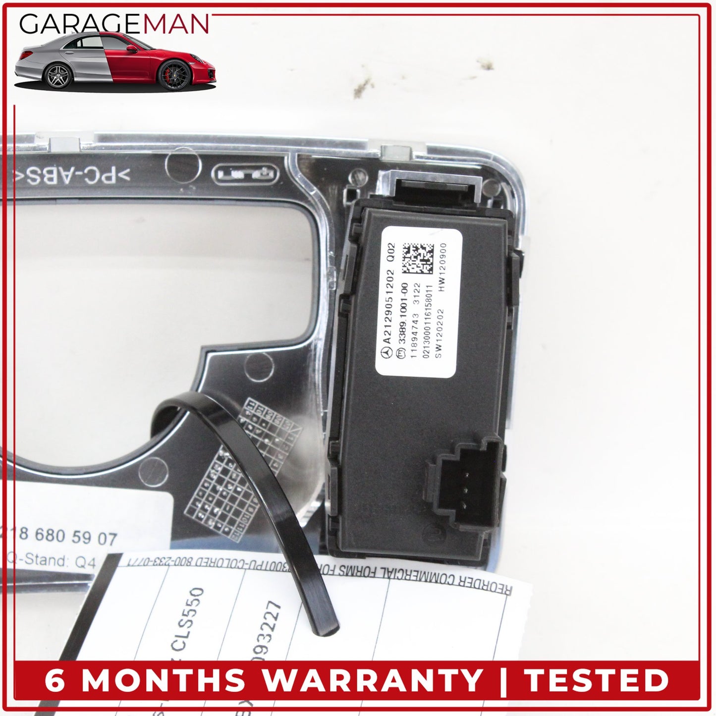 2012-2018 Mercedes W218 CLS550 Center Console Trim Bezel 2129054900 OEM