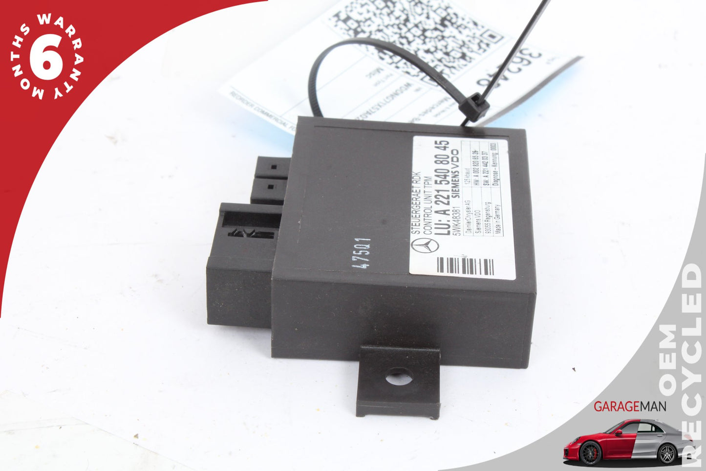 2007-2014 Mercedes W221 S550 CL550 Tire Pressure Monitor Module 2215408045 OEM