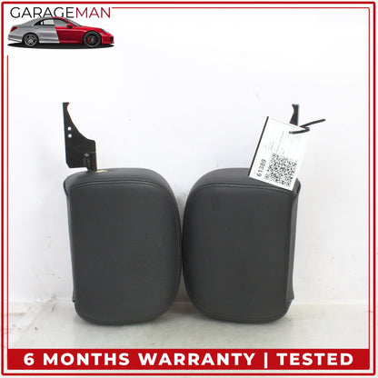 2004-2007 BMW 650i E64 RWD Front Left & Right Headrest Black OEM
