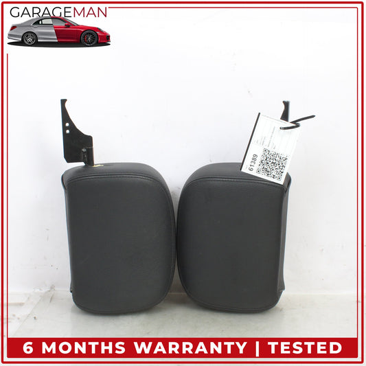 2004-2007 BMW 650i E64 RWD Front Left & Right Headrest Black OEM