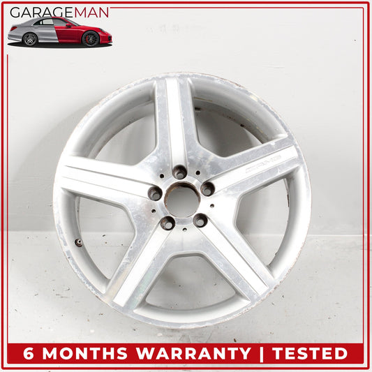 2007-2011 Mercedes W221 S550 Rear 5 Spoke Wheel Rim 9.5X19H2 ET43 2214012702 OEM