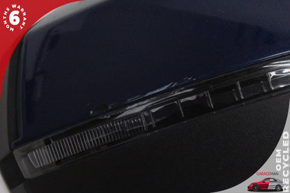 2015-2020 Audi A3 S3 Front Right Passenger Side Door Rear View Mirror Blue OEM
